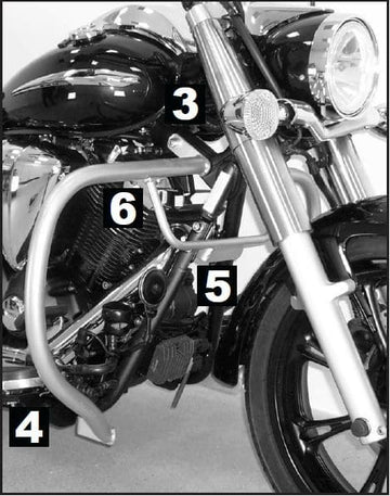Yamaha XVS 950 A Midnight S [2009-2015] - Motorbeskyttelsesbjælke