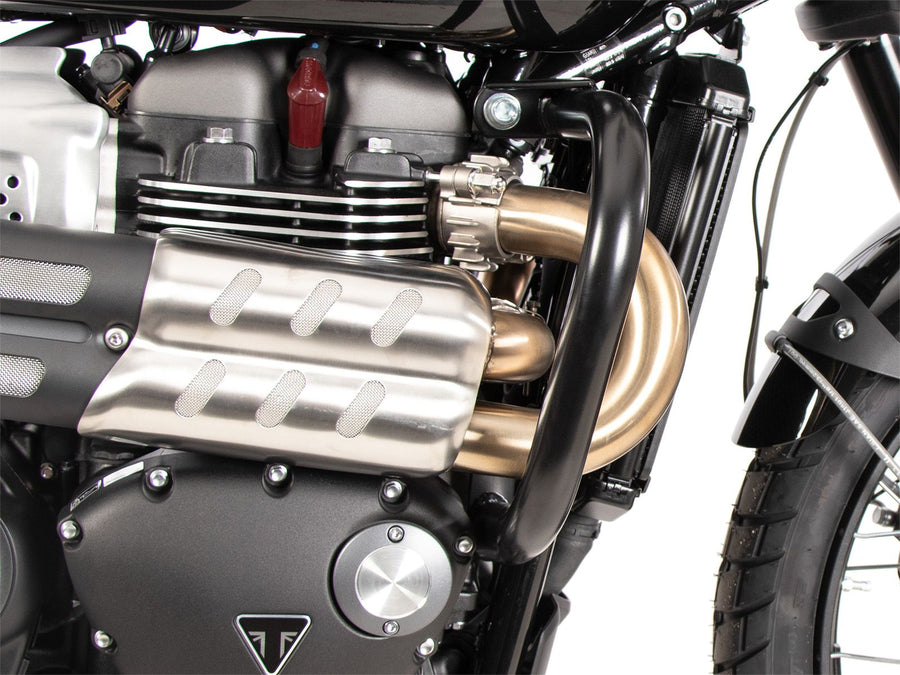 Triumph Scrambler 1200 X [2024-2025] - detaljeret visning af motorbeskyttelsesstang