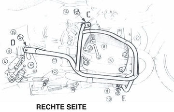 BMW R 850 R [2000-2006] - Motorbeskyttelsesbjælke
