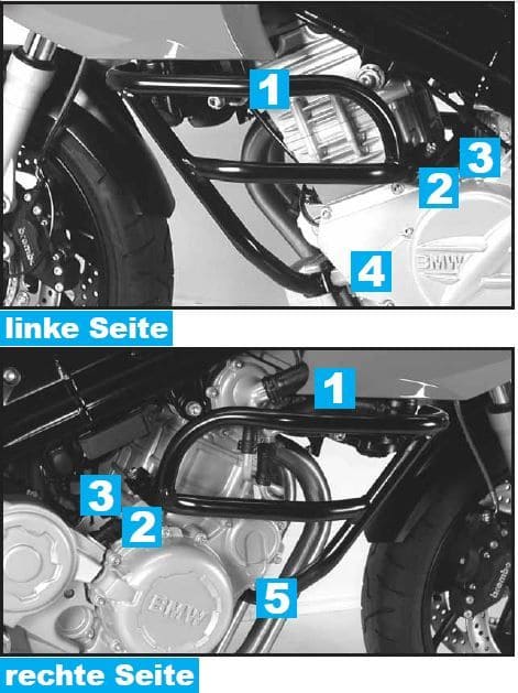 BMW F 800 S [2006-2011] - Motorbeskyttelsesbjælke