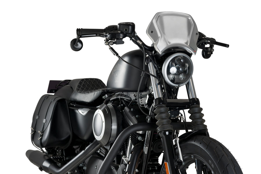 HARLEY DAVIDSON SPORTSTER 883 IRON XL 883 N [2012] – ALU FRONTPLADE – SORT