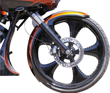 harley davidson touring [PAUL YAFFE BAGGER NATION] – DEI stålskærm 21", 23", 26" - 0