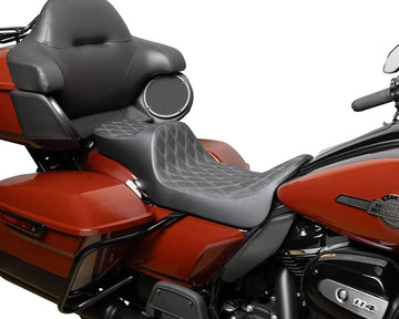 harley davidson touring [DRAG SPECIALTIES] – Predator III sæde med udvidet rækkevidde - 0