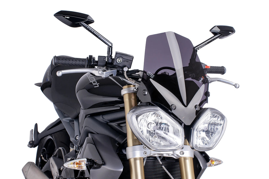 TRIUMPH STREET TRIPLE 675 RX [2016] - Ny generation af sportsforrude | Stærkt tonet | PUIG 5658F