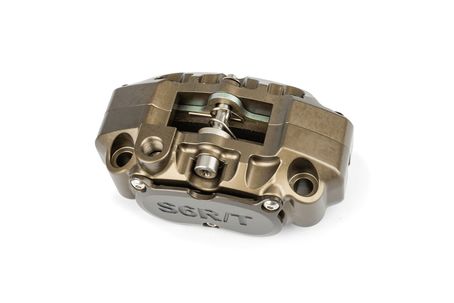 MBK Nitro Naked 50 2T LC [–2012] - 4-Kolben-Bremssattel mit Adapter eloxiert