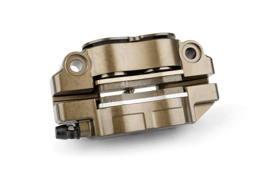 MBK Nitro Naked 50 2T LC [–2012] - 4-Kolben-Bremssattel mit Adapter eloxiert