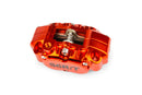 MBK Nitro Naked 50 2T LC [–2012] - 4-Kolben Bremssattel mit Adapter Orange