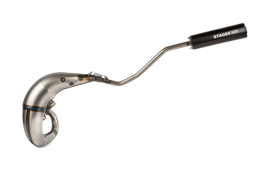 Rieju MRX Enduro 50 2T AM6 - Auspuff Streetrace High Mount links schwarz