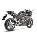 honda cb 500 [LEOVINCE] – Nero bagpotte - rustfrit stål-3