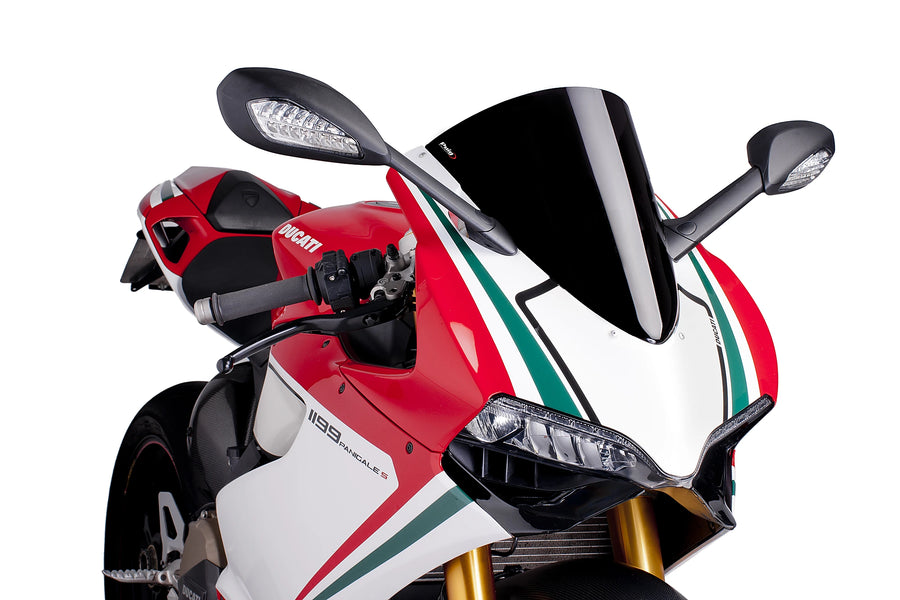 DUCATI PANIGALE V4R [2025] - PUIG R-Racer Skærm | Sort | PUIG 5990N