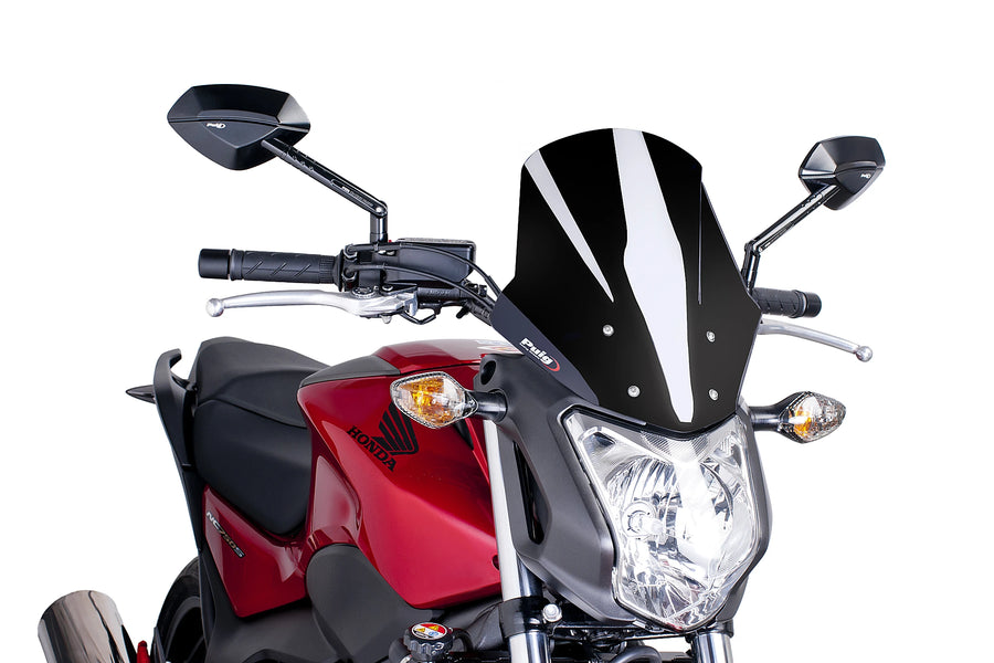 BMW F 900 R [2025] - PUIG touringskærm | Sort | PUIG 5991N