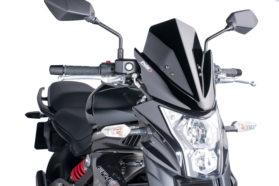 KAWASAKI ER-6N [2016] - Ny generation af sportsforrude | Sort | PUIG 5997N