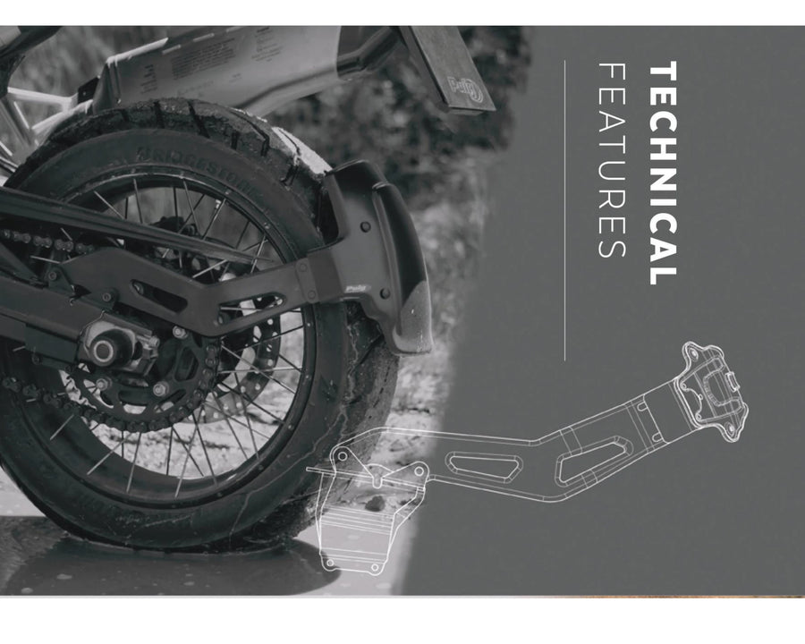 BMW F 750 GS [2024] – Enkelt svingarmsskærm – mat sort