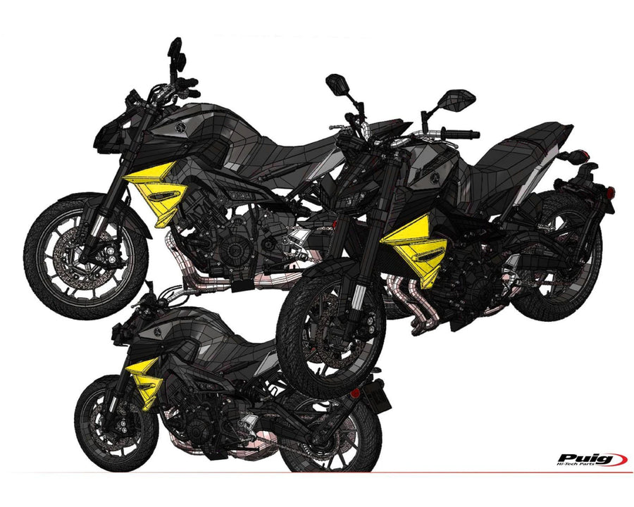YAMAHA MT-09 SP [2020] – Kølerhætte – matsort