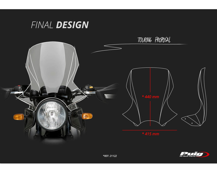 ROYAL ENFIELD HIMALAYAN 410 [2023] – Touring Screen – Gennemsigtig