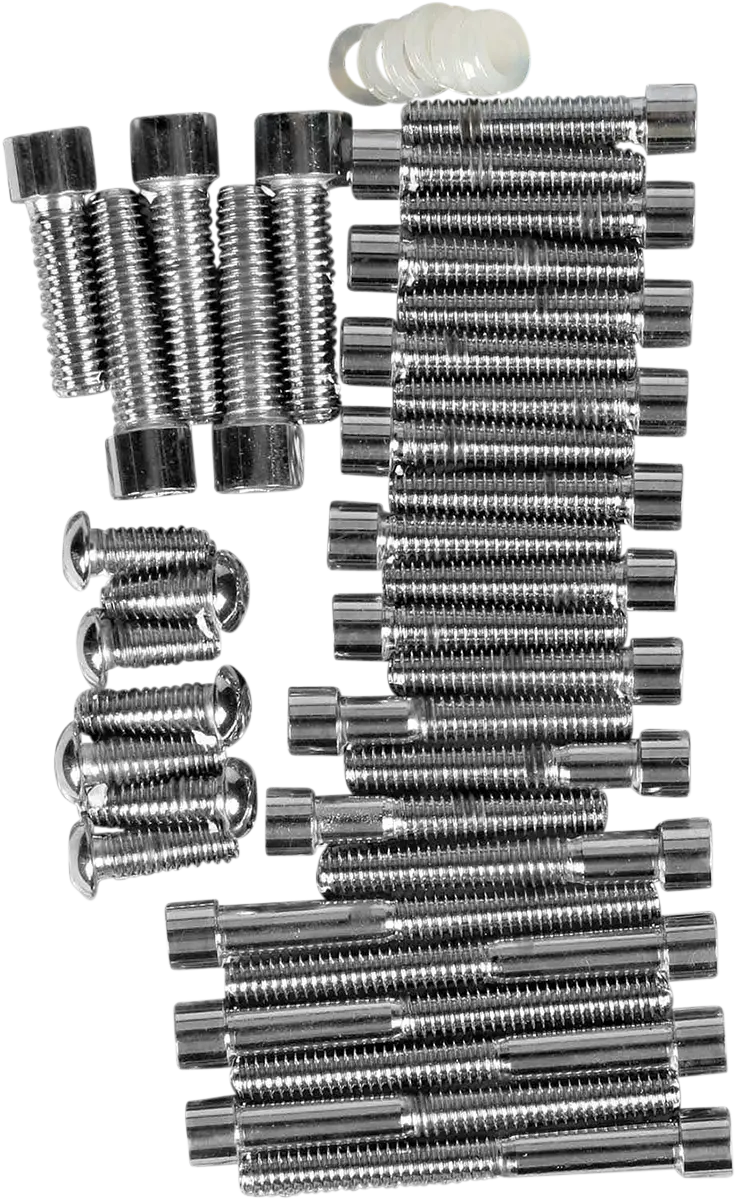 harley davidson fxsts [DRAG SPECIALTIES] - Knastaksel/primær/transmissionsdækselbolte sæt