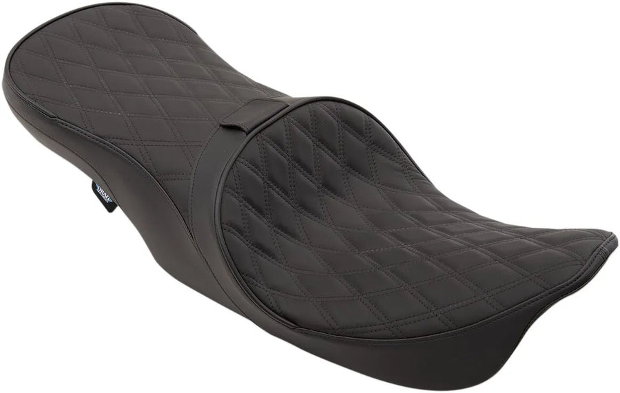 harley davidson touring [DRAG SPECIALTIES] - Frontplaceret 2-up touring lædersæde med lav profil