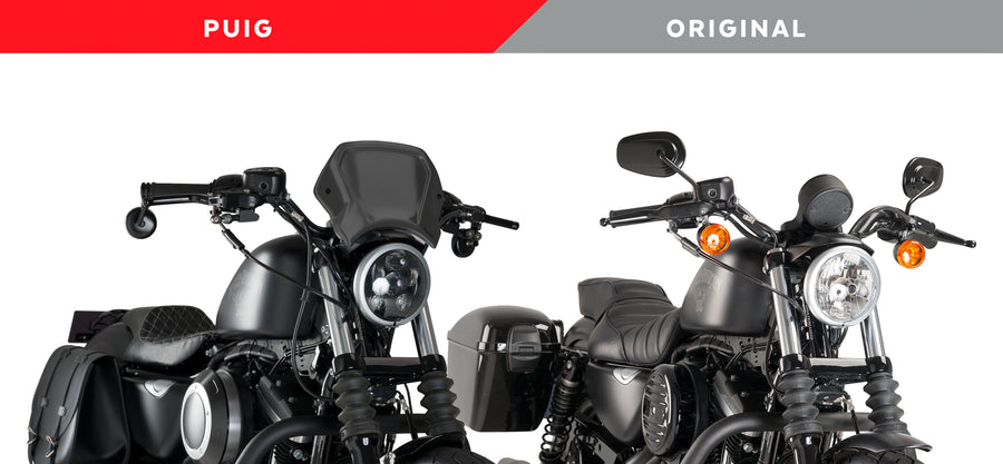 HARLEY DAVIDSON SPORTSTER 883 IRON XL 883 N [2012] – ALU frontplade – sølv