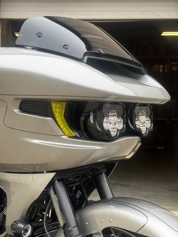 harley-davidson road glide st [CUSTOM DYNAMICS] – Shark Demon® integrerede frontblinkåbninger - 0