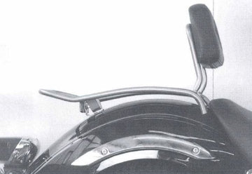 Yamaha XVS 125 [2000-2004] - Solorack uden ryglæn