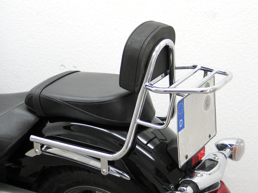 Yamaha XVS 1300 Midnight Star [2007-2016] - Sissy Bar lavet af rør med puder og bagageholder