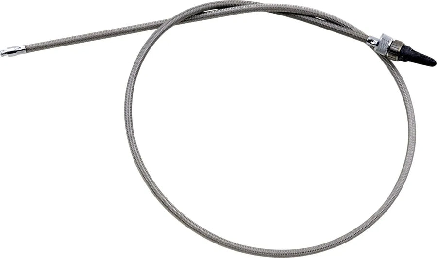 harley davidson flhtcu [MOTION PRO] – Armor Coat flettet rustfrit stål Speedometerkabel til Harley-Davidson