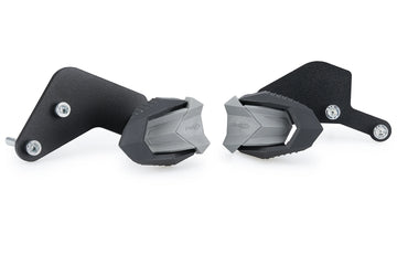 KAWASAKI ER-6F 2012-2017 - R19 Crash Pads | Sort | PUIG 6055N