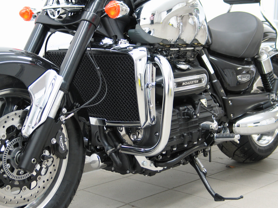 Triumph Rocket III Roadster [2010-2017] - Beskyttelsesbjælke, ekstra stor version lavet af 38 mm rør, 2 TLG.