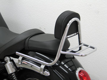 Triumph Rocket III Roadster [2010-2017] - Sissy Bar lavet af rør med puder og bagageholder