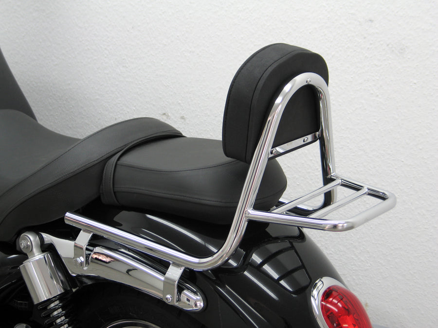 Triumph Rocket III Roadster [2010-2017] - Sissy Bar lavet af rør med puder og bagageholder