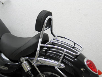 Triumph Rocket III Roadster [2010-2017] - Driver Sissy Bar med pude og bagagebærer