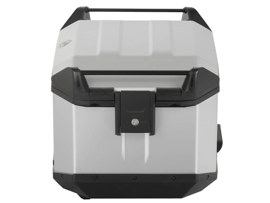 Topcase [Hepco & Becker] - Xceed 45 L - sølv - til topcaseholdere