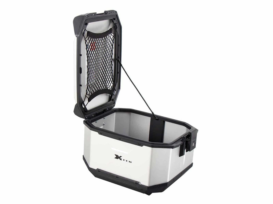 Topcase [Hepco & Becker] - Xceed 45 L - sølv - til topcaseholdere