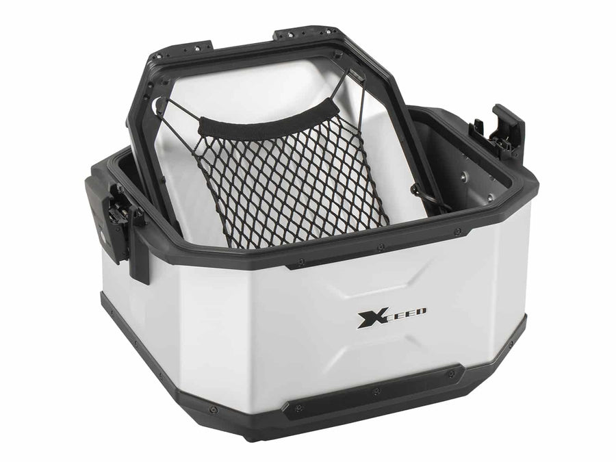 Topcase [Hepco & Becker] - Xceed 45 L - sølv - til topcaseholdere