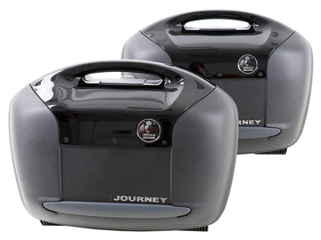 Sidetasker [Hepco & Becker] - Journey sidetasker 42 sæt, sort cover – universal