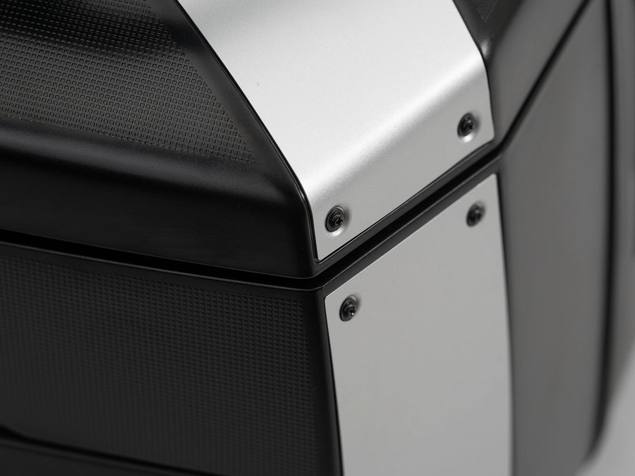 Ducati Hypermotard 950 [2019-2025] - Smartrack-Set mit Xcore Topcase silber/schwarz
