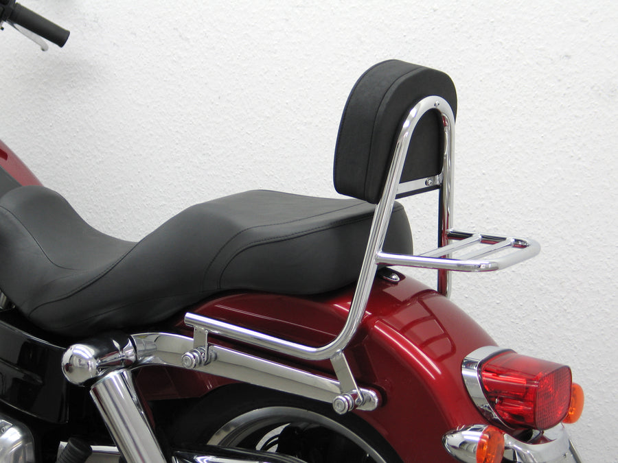 Harley Davidson Dyna Switchback [2010-2016] - Sissy Bar fra Rohr med pude- og bagageholder
