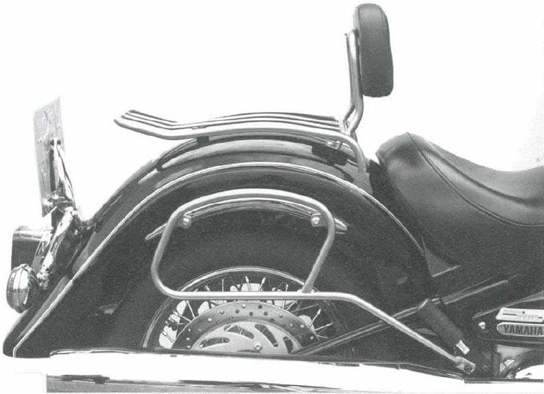 Yamaha XV 1600 Wild Star [1994-2004] - Solorack med ryglæn