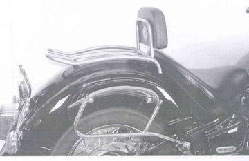 Yamaha XVS 1100 A Drag Star [2001-2007] - Solorack med ryglæn
