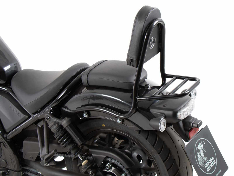 Honda CMX 1100 Rebel [2021-2024] - Sissybar med bagagebro sort glansrørversion