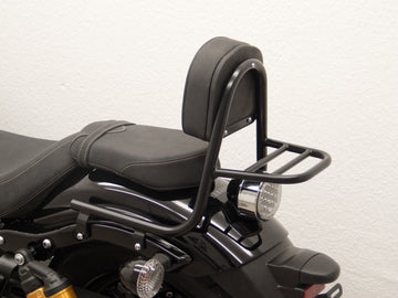 Yamaha XV 950 R [2013-2020] - Sissybar lavet af rør med pude- og bagageholder, sort