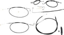 Harley Davidson FLS [LA CHOPPERS] - Standard sort vinyl styrekabel/bremseledningssæt