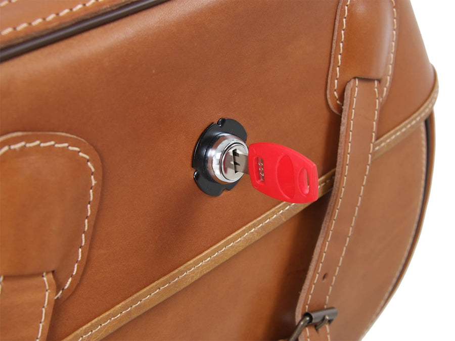 Motorcykeltaske [Hepco & Becker] - Buffalo sidetaske venstre brun – C-Bow