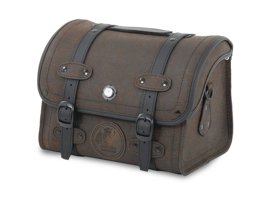Motorcykeltaske [Hepco & Becker] - Smallbag Rugged 19 L - brun inkl. quick-release fastener - bagagebærer