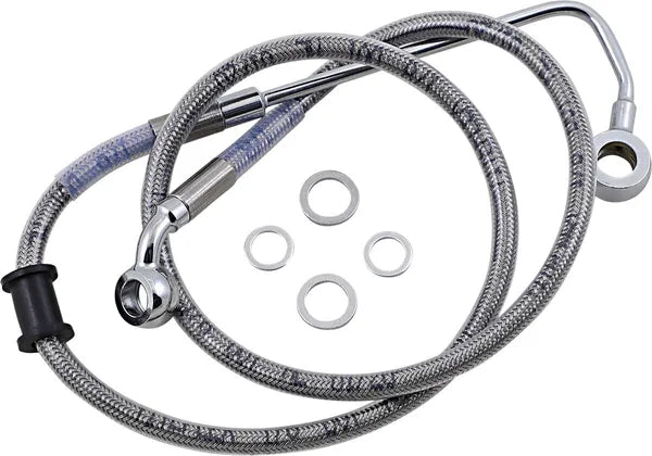 Harley Davidson Fxsb [DRAG SPECIALTIES] - Forlænget bremseslange i rustfrit stål