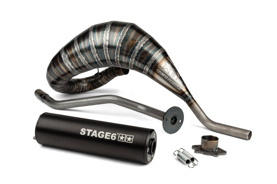 Derbi Senda R X-Race Trail '05 - '10 50 2T D50B0 - Auspuff 80 - 90 schwarz