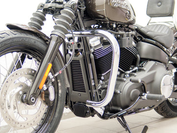 Harley Davidson Softail (Milwaukee -ud 107/114) [2018] - Beskyttelsesbjælke, stor version lavet af 38 mm rør, konisk form