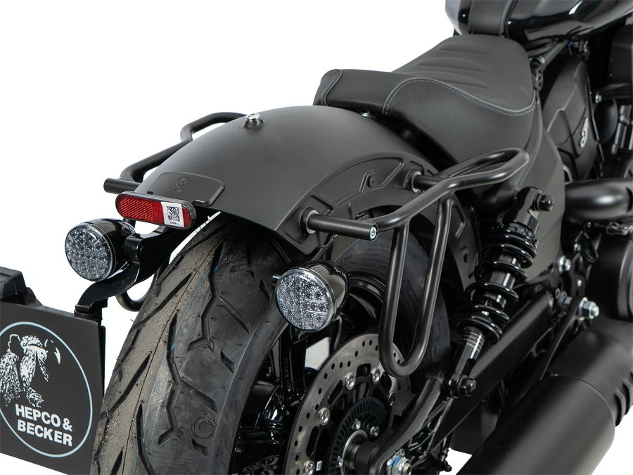 Indian 101 Scout [2025-2026] - Ledertaschenhalter Cutout schwarz