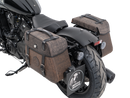 Indian 101 Scout [2025-2026] - Set: Ledertaschenhalter Cutout schwarz inkl. Rugged Ledertaschen braun