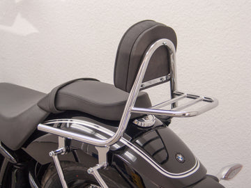 BMW R 18 (OL11) 2021- [2021] - Sissy Bar lavet af rør med puder og bagageholder